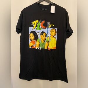 Black Graphic TLC Women’s T-Shirt NWT Sz L